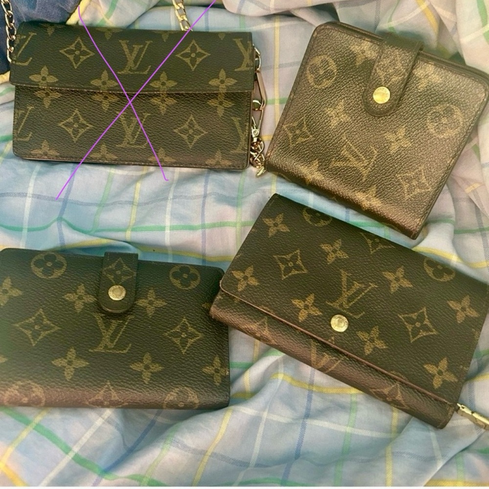 Louis Vuitton Classic Monogram Brown Wallet Collection